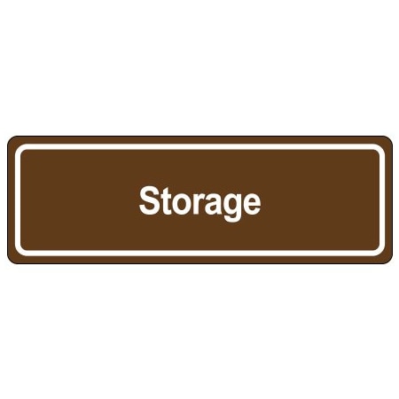 Bsc Preferred Door Sign - ''Storage'' BUY00448348